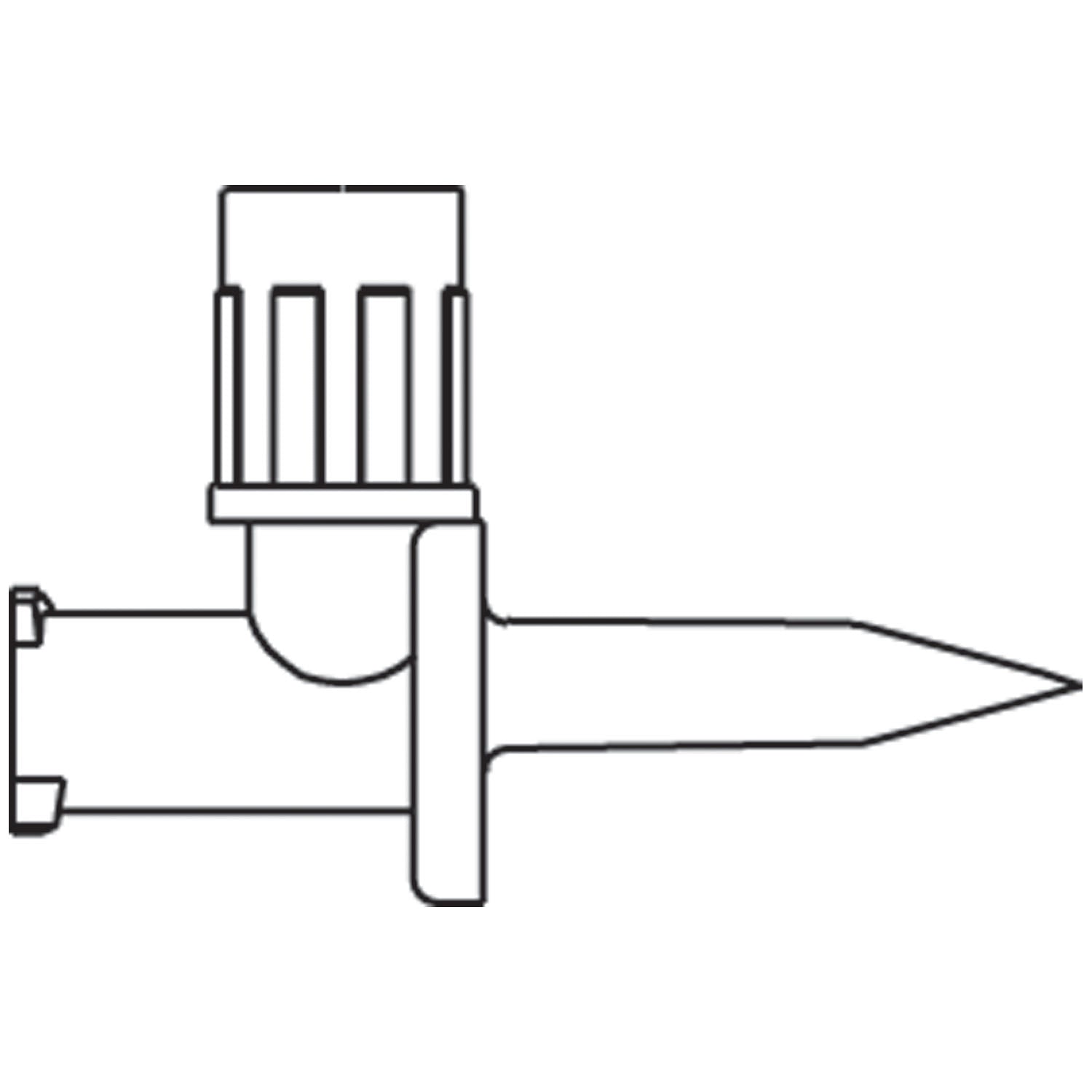 B BRAUN NEEDLE-FREE DISPENSING PINS MINI-SPIKE® IV Additive Dispensing Pin For Preparing & Dispensing Diluent or Additive From Multi-Dose Rubber-Stopper Vials, Utilizes a Bacterial Retentive Air-Venting Filter, Proximal Luer Lock Connector, 50/cs