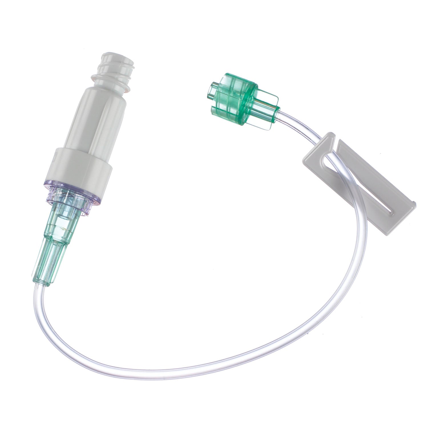 B BRAUN ULTRASITE® IV ADMINISTRATION/EXTENSION SETS "Small Bore Extension Set, ULTRASITE Valve & Male Luer Lock Adapter, 0.61mL Priming Volume, 8\"L, Removable Slide Clamp, DEHP & Latex Free "