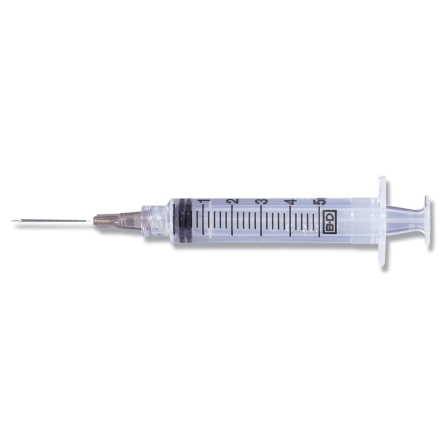BD 5 ML SYRINGES & NEEDLES "Syringe/Needle Combination, 5mL, Luer-Lok™ Tip, 21G x 1\", 100/bx, 4 bx/cs "