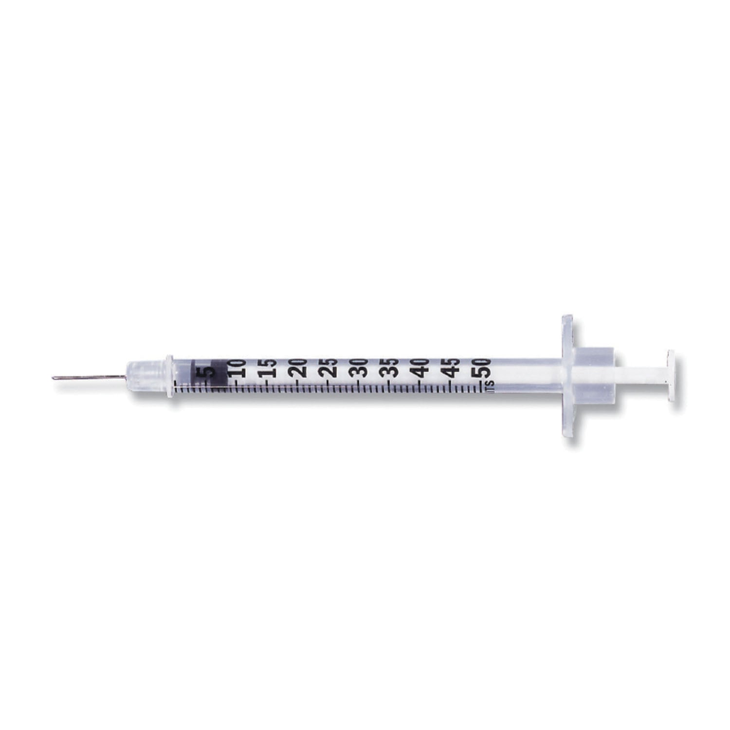 EMBECTA LO-DOSE™ INSULIN SYRINGES WITH NEEDLES "Insulin Syringe, 1/2mL Lo-Dose™, Permanently Attached Needle, 28 G x 1/2\", Blister Pkg, U-100 Micro-Fine™ IV, Orange, 100/bx, 5 bx/cs "