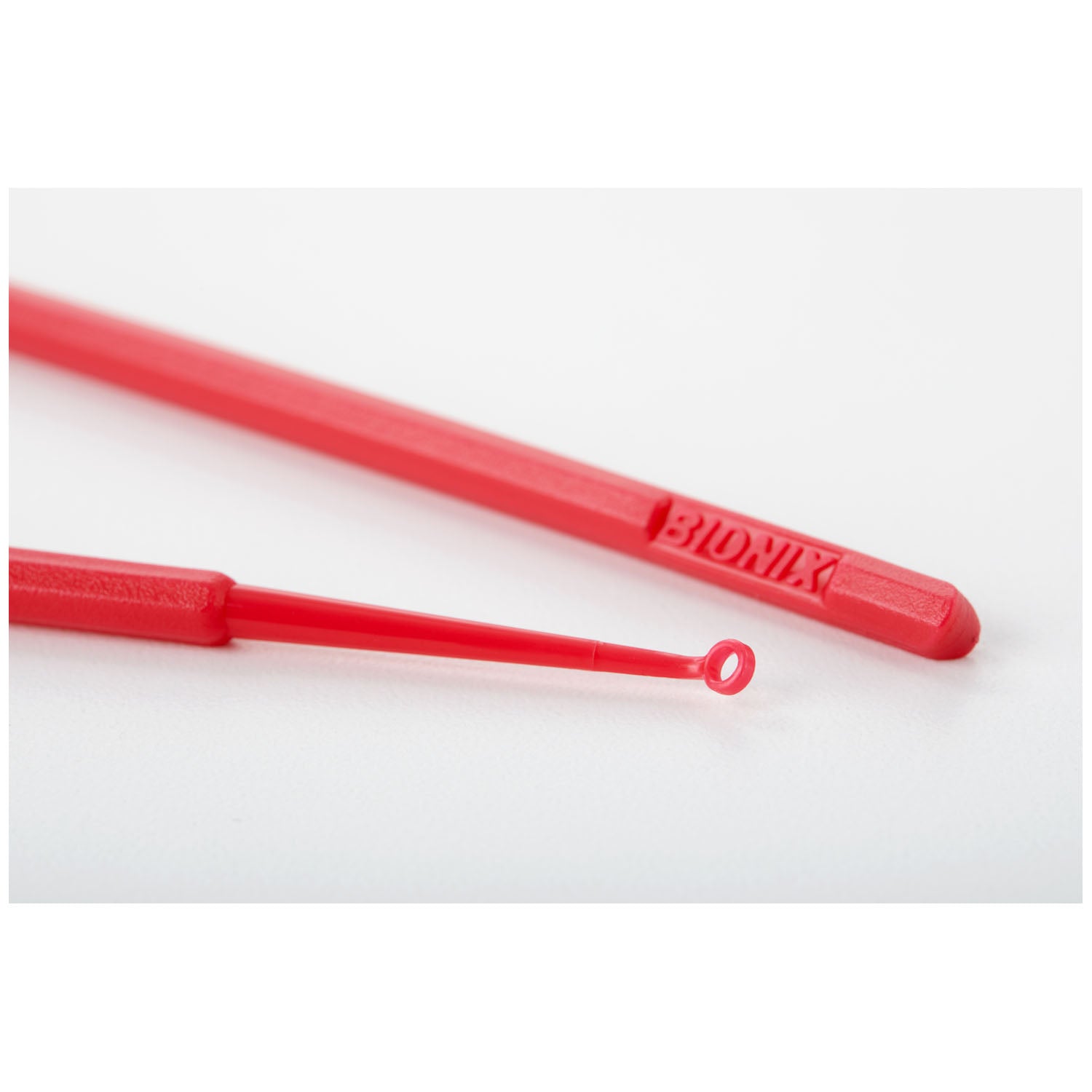 BIONIX SAFE ™ Ear Curette, AngleLoop®, 4mm, Red, 50/bx