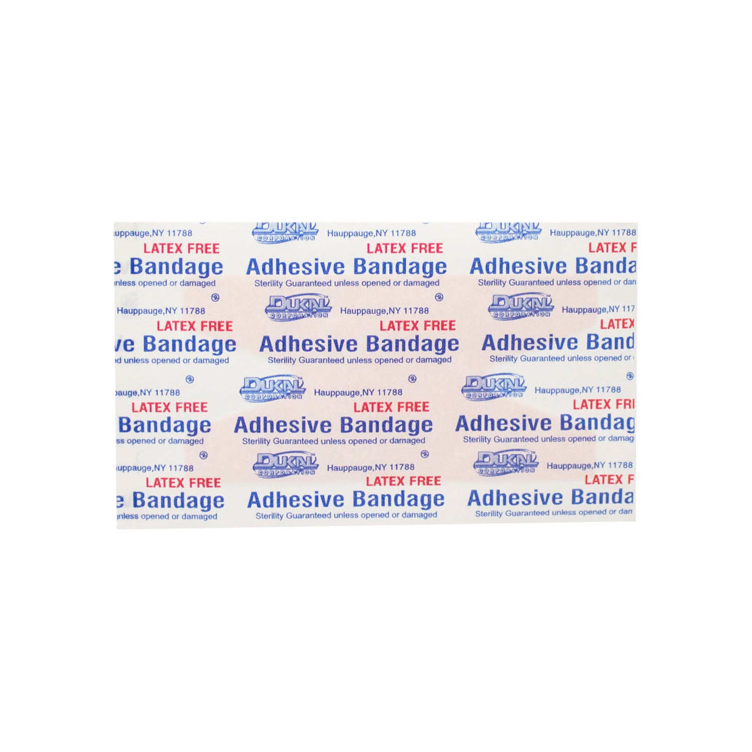 DUKAL ADHESIVE BANDAGES Adhesive Bandage, Fabric, 1.5" x 3", Sterile, 100/bx, 24 bx/cs