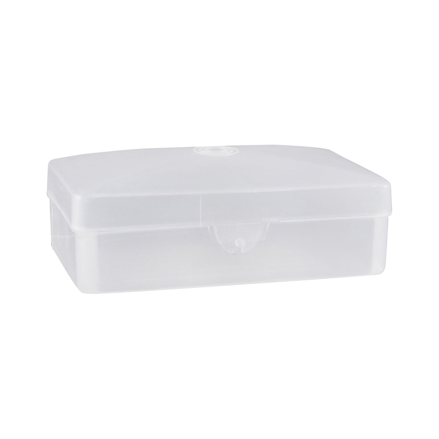 DUKAL DAWNMIST SOAP Soap Box, Plastic with Hinged Lid, Clear, Holds Up to #5 Bar, 1/pk, 100/cs