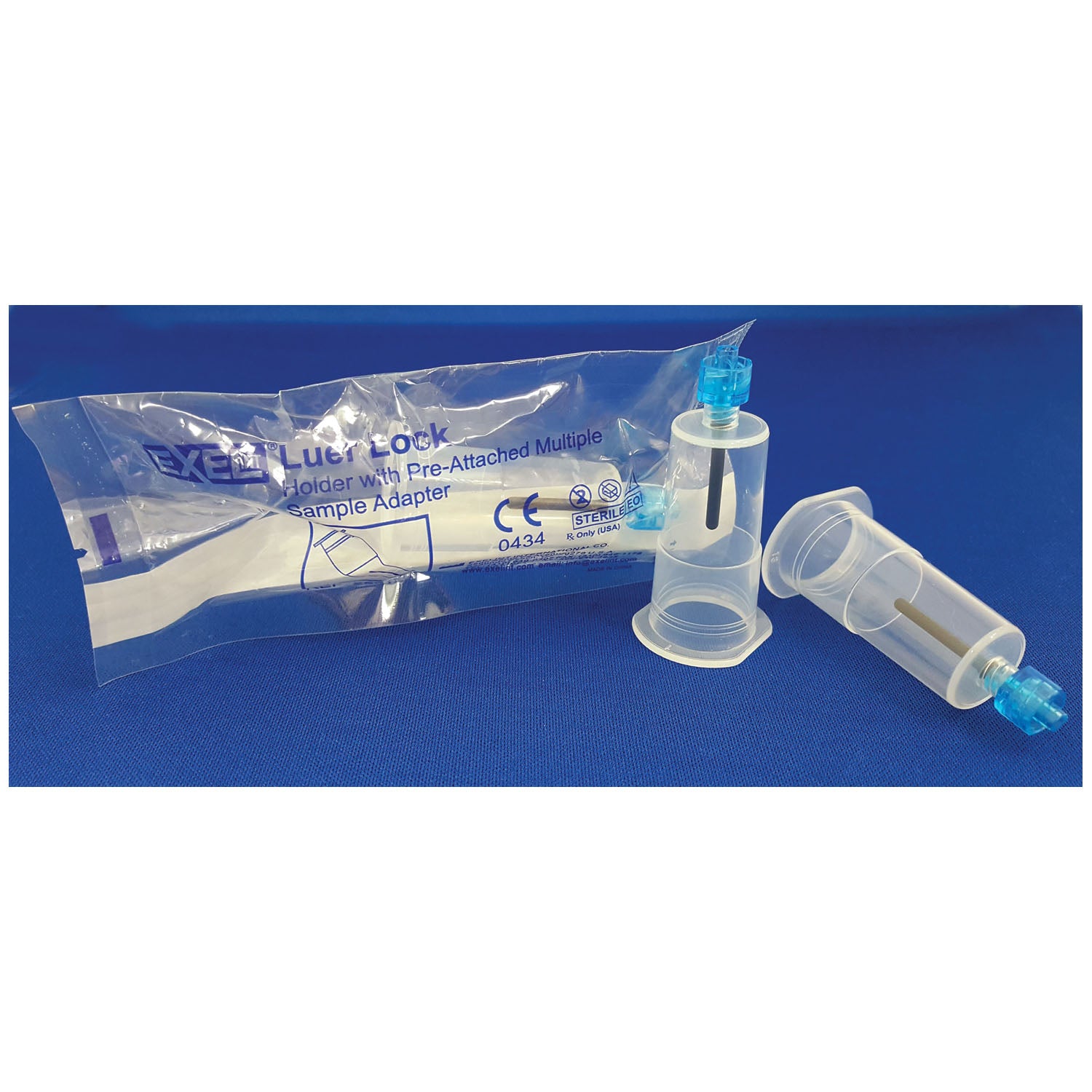 EXEL MULTI SAMPLE LUER ADAPTER Multi-Sample Holder with Pre-Attached Luer Lock Adapter, Sterile, 50/bx, 4 bx/cs (64 cs/plt)