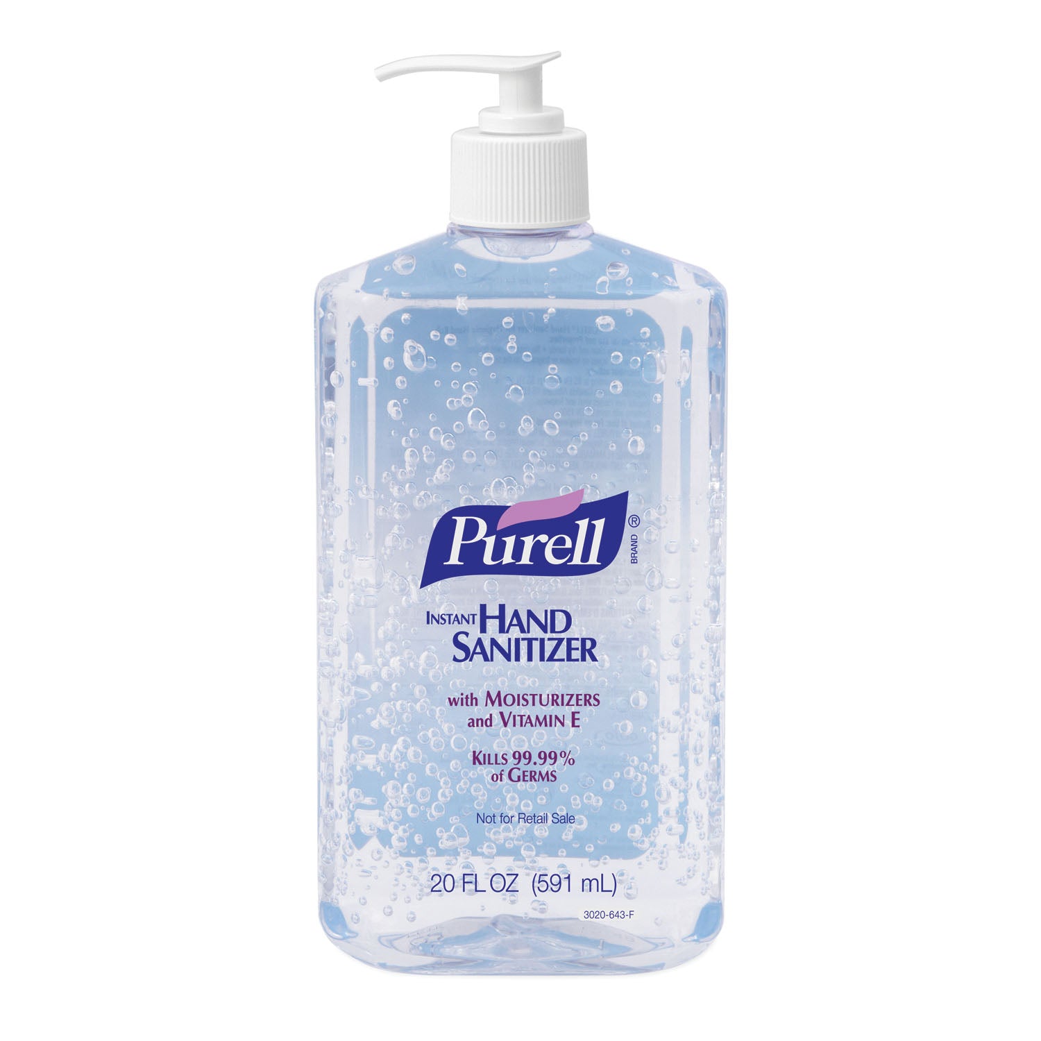 GOJO PURELL® ADVANCED Instant Hand Sanitizer, 20 fl oz Pump Bottle, 12/cs (HAZMAT Fees Apply, cannot ship via Air or to AK, GU, HI, MP, PR, VI)