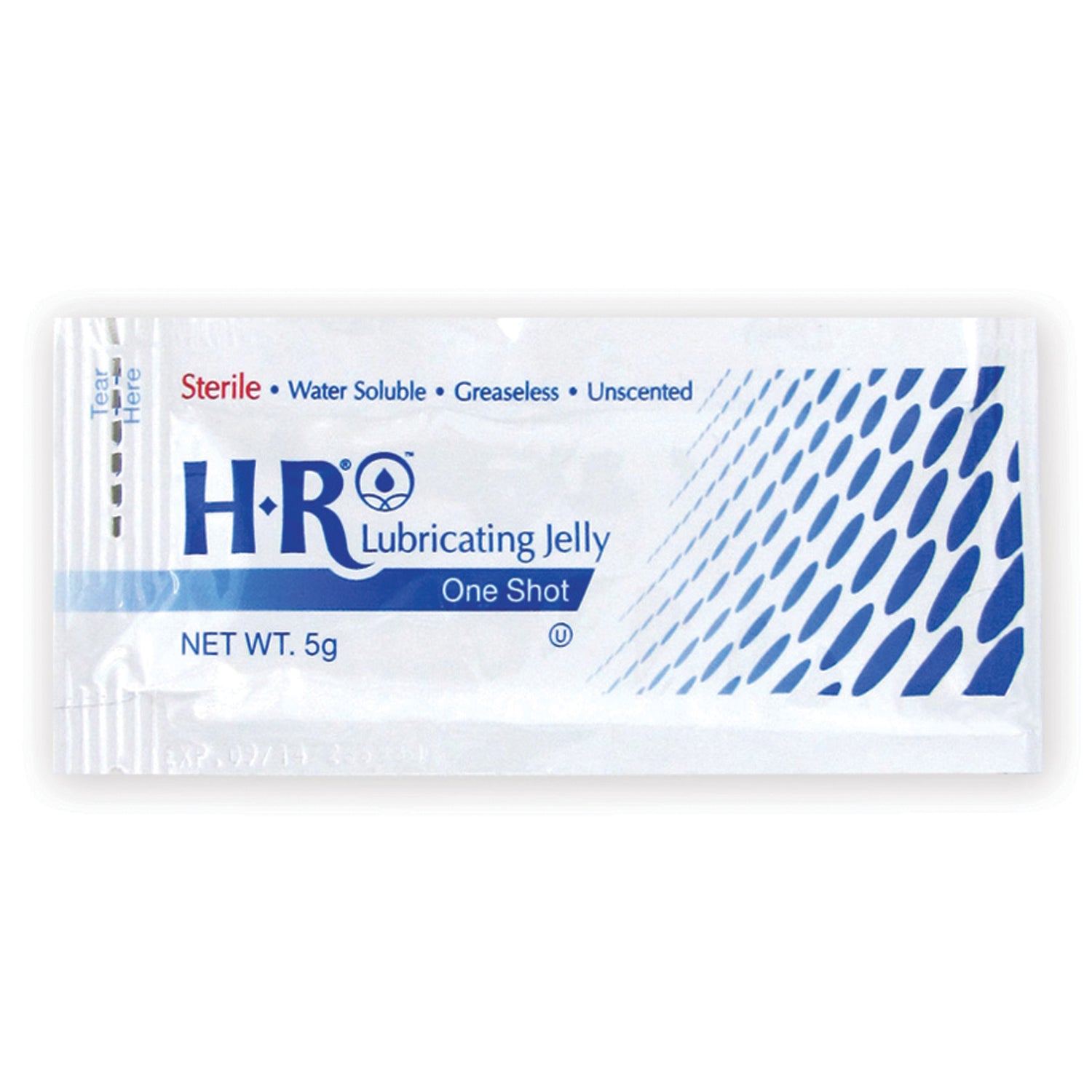 HR® LUBRICATING JELLY HR® Sterile Lubricating Jelly 5gm One Shot®, 144/bx
