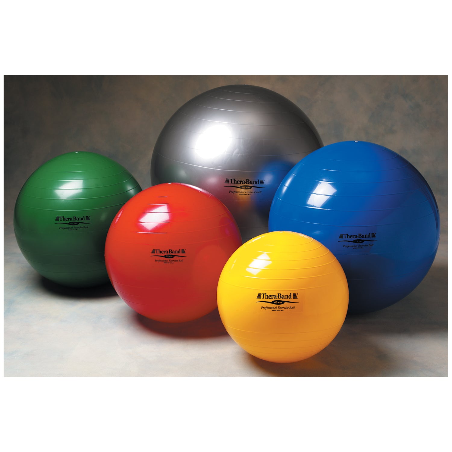 PERFORMANCE HEALTH THERABAND EXERCISE BALLS "Standard Exercise Ball, 75cm / Blue, For Body Height 6'2\"-6'8\" (Part Number Change COMING SOON)"