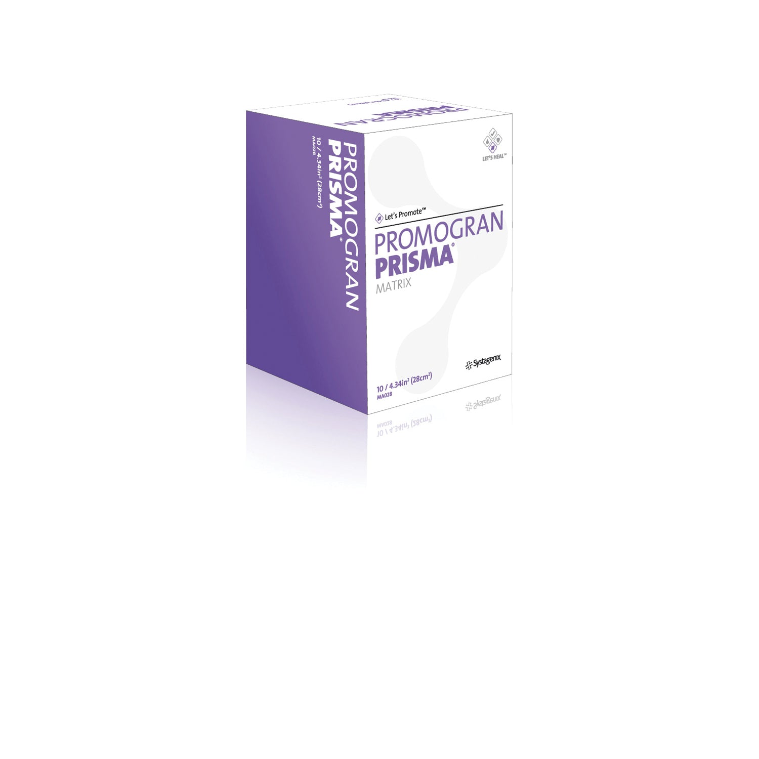 SOLVENTUM ACELITY PROMOGRAN® PRISMA MATRIX WOUND DRESSING "Dressing, 4.34\" Sq, 10/bx, 4 bx/cs "