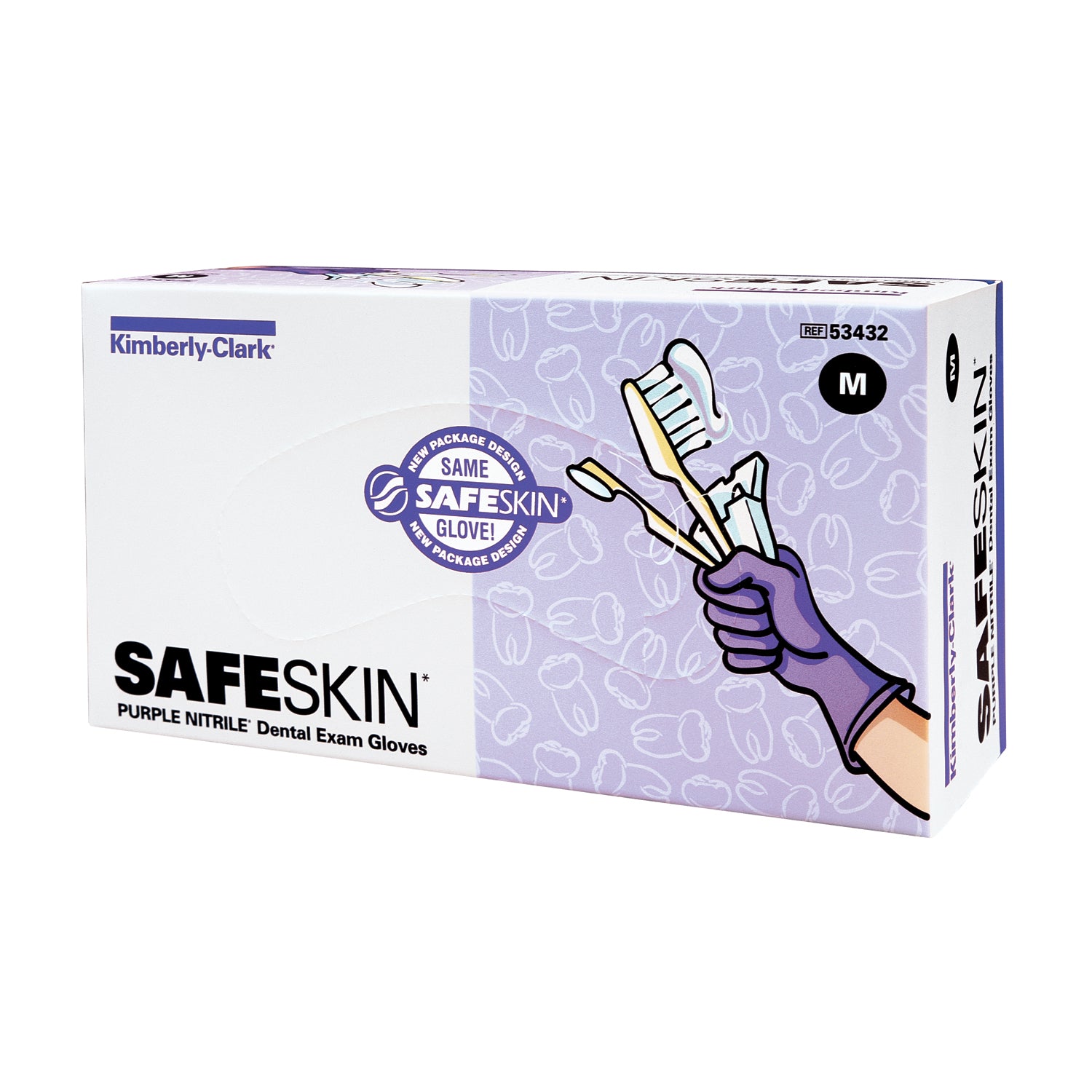 HALYARD PURPLE NITRILE™ DENTAL EXAM Gloves, Medium, 100/bx, 10 bx/cs