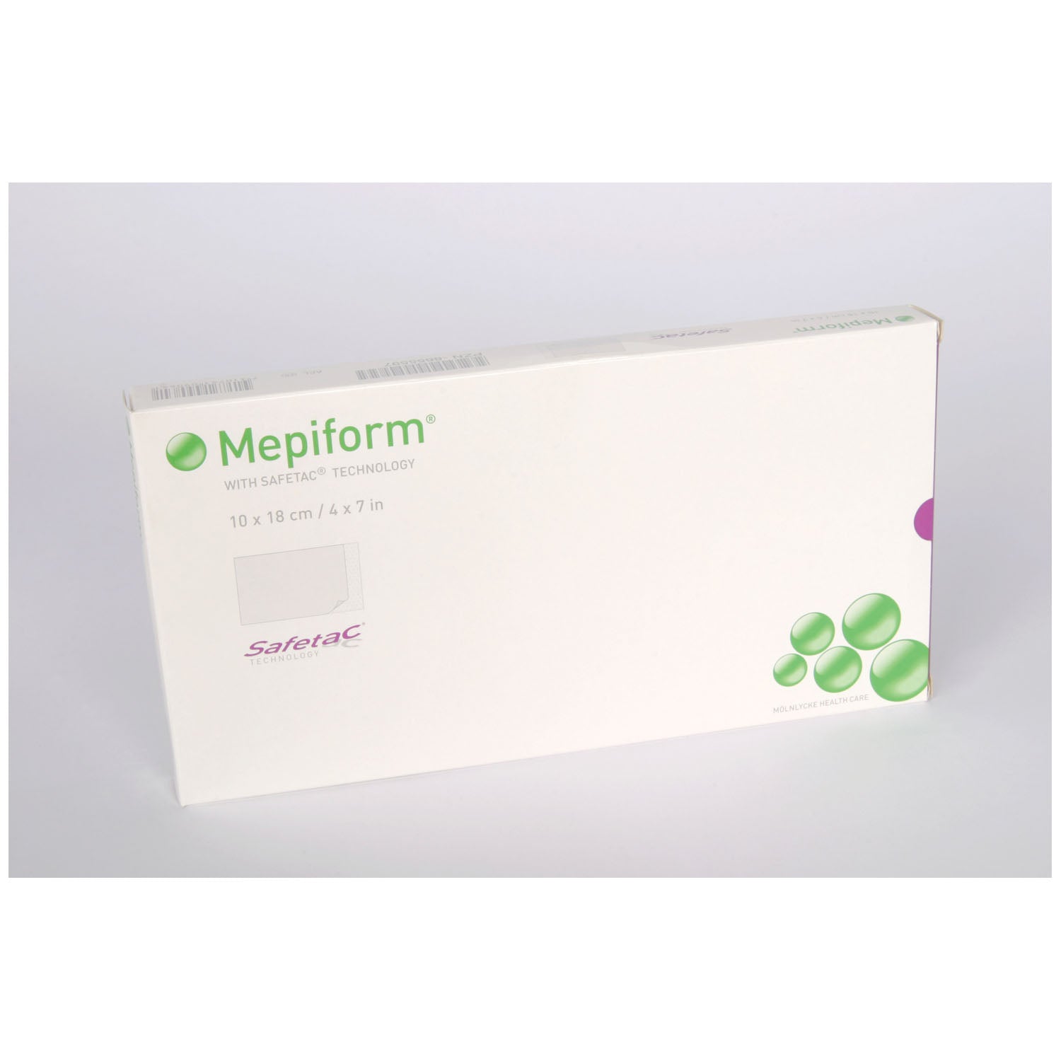 MOLNLYCKE WOUND MANAGEMENT - MEPIFORM® "Self-Adherent Soft Silicone Gel Sheeting, 4\" x 7\", 5/bx, 7 bx/cs "