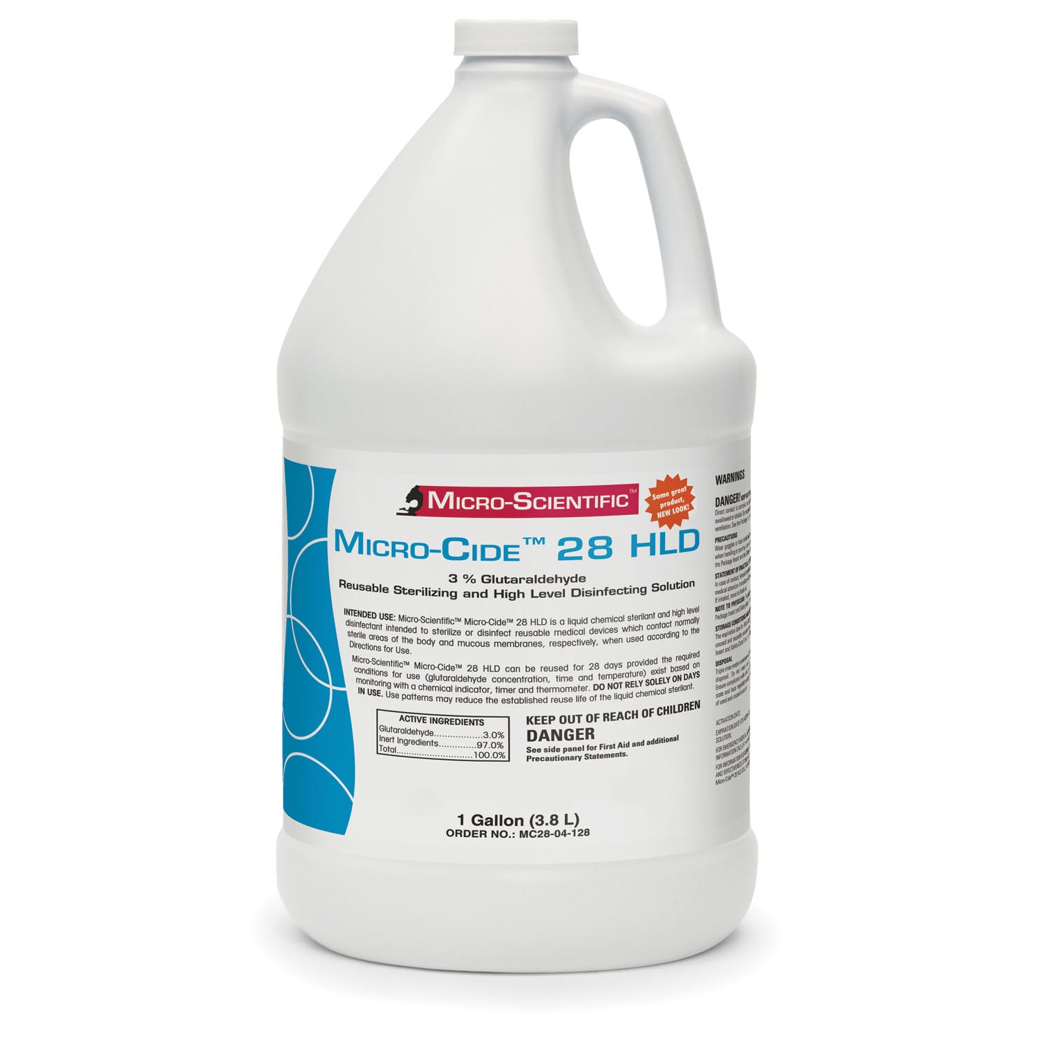 MICRO-SCIENTIFIC MICRO-CIDE28 HLD® DISINFECTANT Micro-Cide Disinfectant, 1 Gallon, 4/cs (36 cs/plt)