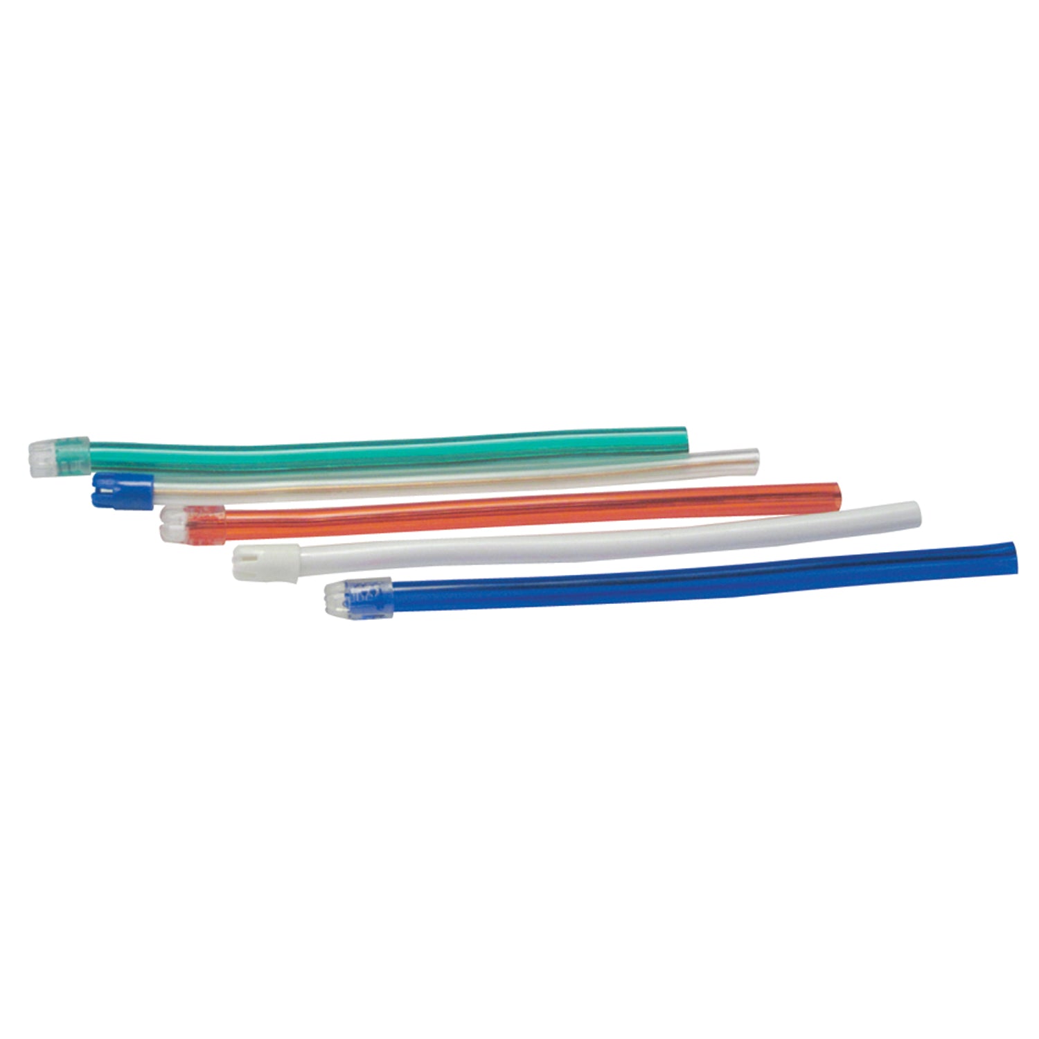 MYDENT DEFEND Saliva Ejectors, Assorted Colors w/ White Tip, 100/bg (10 bg/cs, 84 cs/plt)