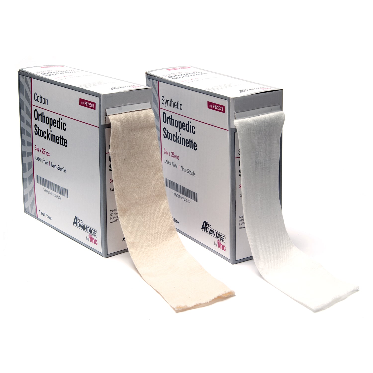 PRO ADVANTAGE® STOCKINETTES "Stockinette, Cotton, 3\" x 25 yd/bx"