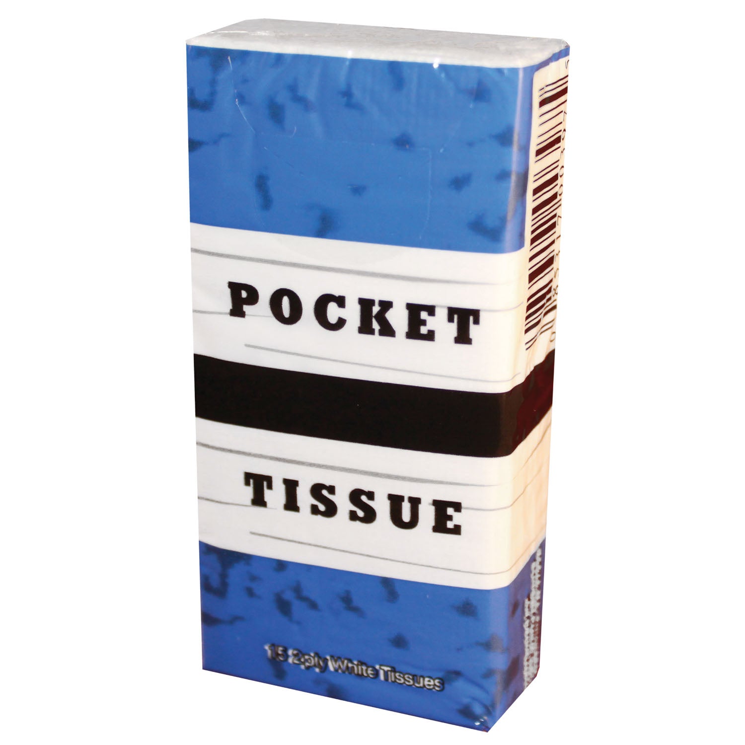 NEW WORLD IMPORTS POCKET Tissue, 2-Ply, 15 ct/pk, 10 pk/bg, 36 bg/cs