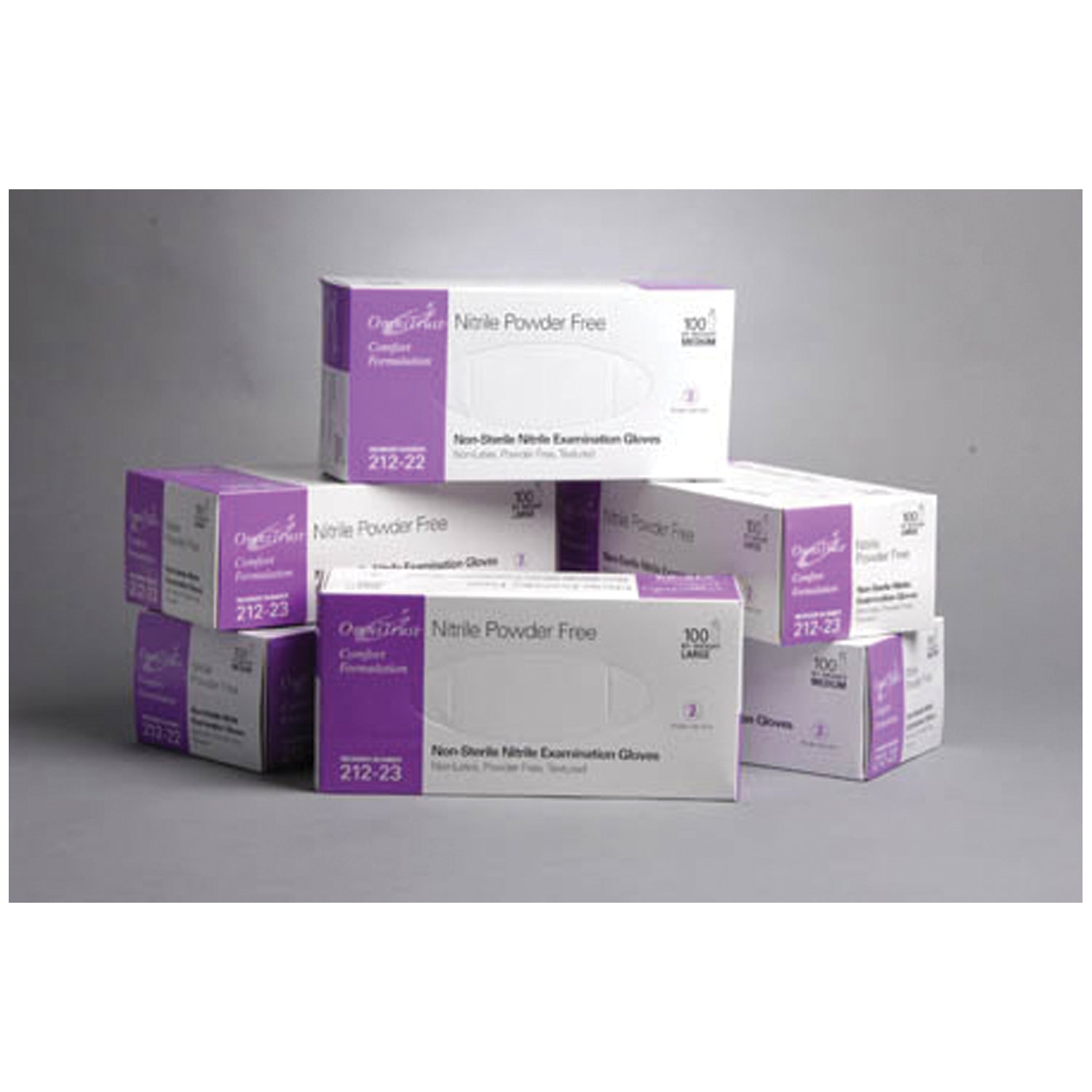 OMNI INTERNATIONAL OMNITRUST™ NITRILE POWDER FREE EXAMINATION GLOVE Exam Glove, Nitrile, Medium, Powder Free