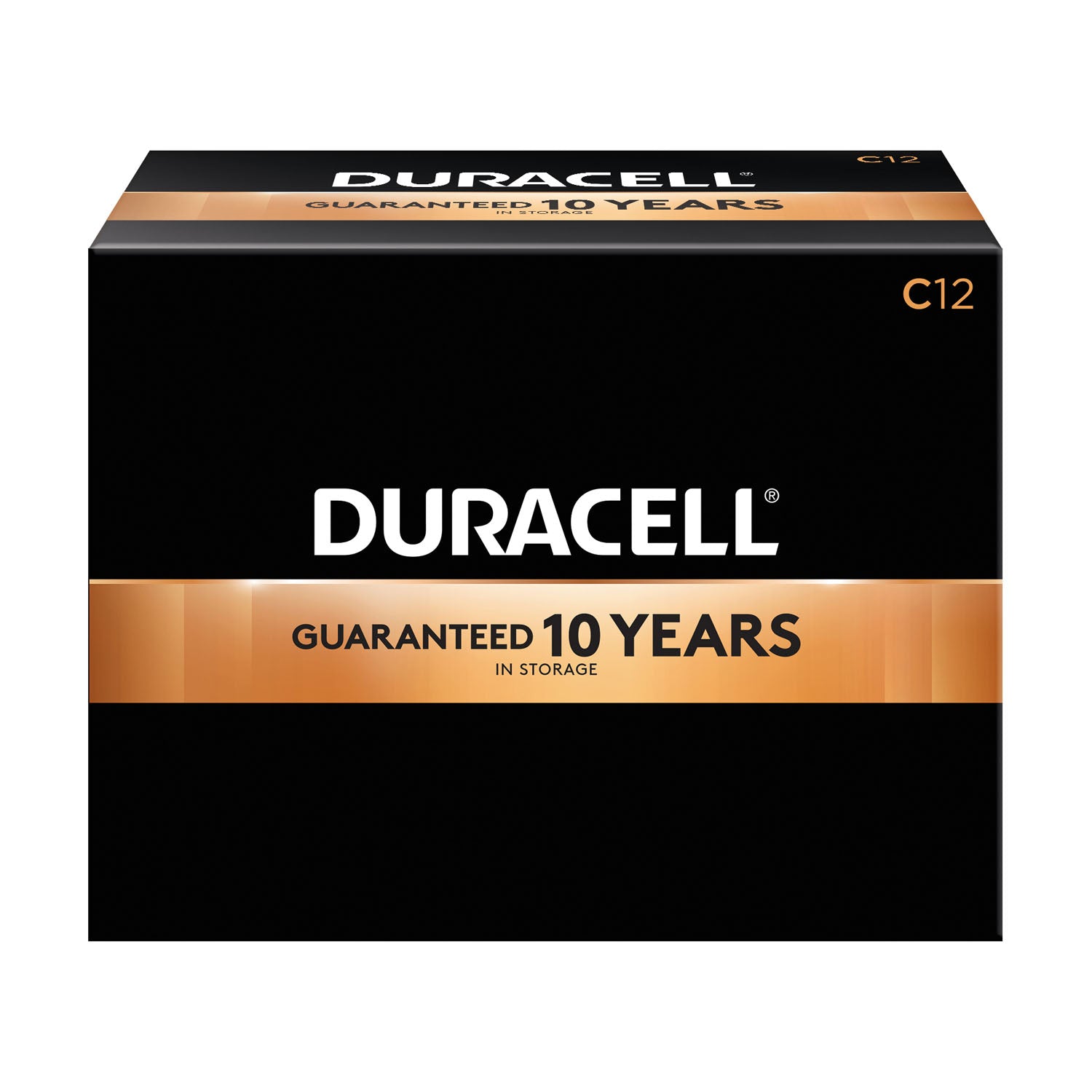 DURACELL® COPPERTOP® ALKALINE WITH DURALOCK POWER PRESERVE™ TECHNOLOGY Battery, Alkaline, Size C, 12/bx, 6bx/cs