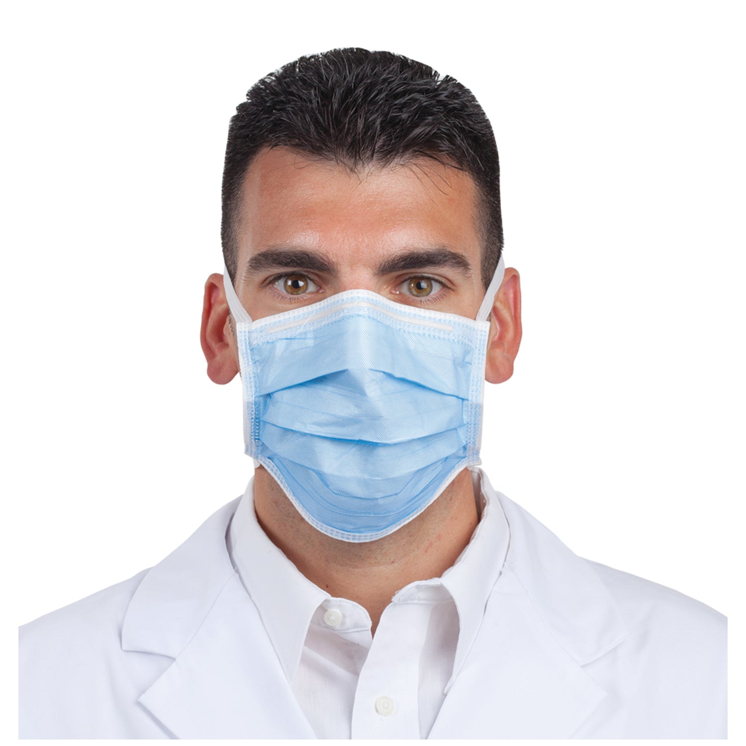 SULTAN COM-FIT® SUPER HIGH FILTRATION FLUID RESISTANT S Mask, Tie-On, Blue, 40/bx