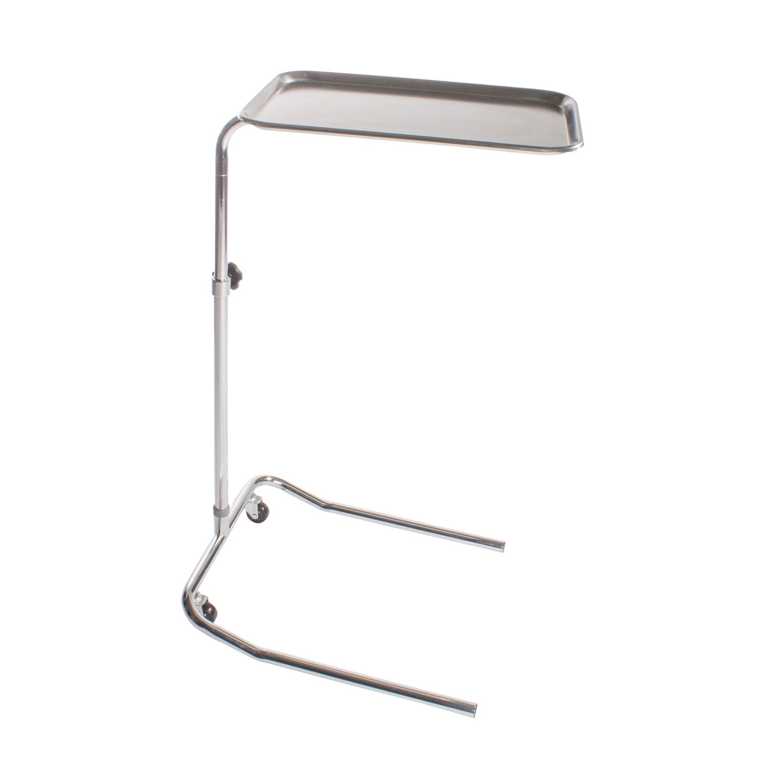 DUKAL TECH-MED MAYO STAND "Mayo Stand, U-Shaped Base, Height Adjusts From 31\" - 50\", Stainless Steel (32 ea/plt)"