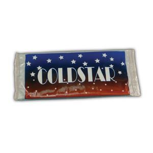 COLDSTAR HOT/COLD CRYOTHERAPY GEL PACK - INSULATED ONE SIDE Gel Pack, Hot/ Cold, Throat/ Perineal, Insulated One Side,  4 ½" x 10 ½", 24/cs