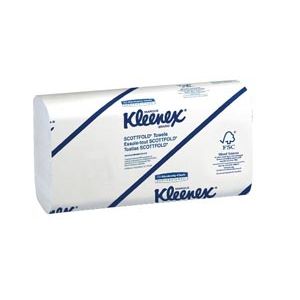 KIMBERLY-CLARK FOLDED TOWELS Kleenex® ScottFold Towels, 1-Ply, 120 sheets/pk, 25 pk/cs