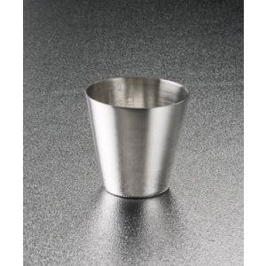 DUKAL TECH-MED GRADUATED MEDICINE CUP Medicine Cup, 2 oz, Stainless Steel
