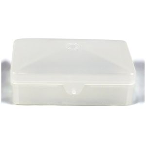 DUKAL DAWNMIST SOAP Soap Box, Plastic with Hinged Lid, Clear, Holds Up to #5 Bar, 1/pk, 100/cs