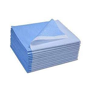AVALON PAPERS STRETCHER & BED SHEETS 1 PLY TISSUE + POLY Stretcher Sheet, 40" x 72", Blue, 50/cs