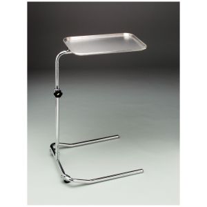 DUKAL TECH-MED MAYO STAND Mayo Stand, U-Shaped Base, Height Adjusts From 31" - 50", Stainless Steel