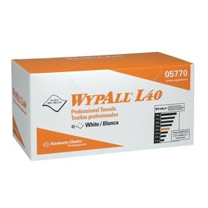 KIMBERLY-CLARK WYPALL® WIPERS WYPALL Pop-Up Box, White, 12" x 23", 45/bx, 12 bx/cs