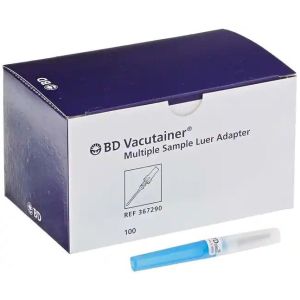BD VACUTAINER® LUER ADAPTERS Multiple Sample Luer Adapter, 100/pk, 10 pk/cs