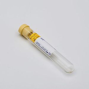 BD VACUTAINER® ACD GLASS TUBES Glass Tube, Conventional Stopper, 16 x 100mm, 8.5mL, Yellow, Paper Label, ACD Solution A of Trisodium Citrate 22.0g/L, Citric Acid 8.0g/L & Dextrose 24.5g/L, 1.5mL, 100/bx