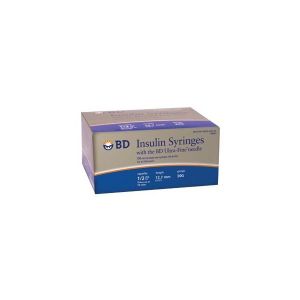 EMBECTA INSULIN SYRINGES & NEEDLES Insulin Syringe, Ultra-Fine™ Needle, 30G x ½", 0.5cc, 100/sp, 5 sp/cs
