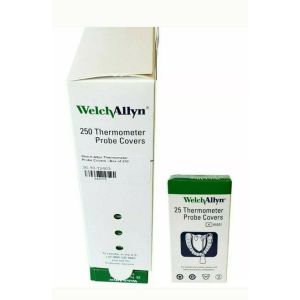 WELCH ALLYN SPOT VITAL SIGNS ACCESSORIES SureTemp Probe Cover, Disposable, 25/bx, 10bx/sleeve, 30 sleeve/cs = 7500 probe covers/cs