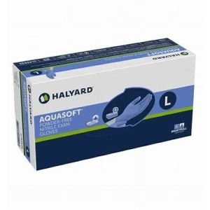HALYARD AQUASOFT™ BLUE NITRILE EXAM GLOVES Gloves, X-Large, 250/bx, 10bx/cs