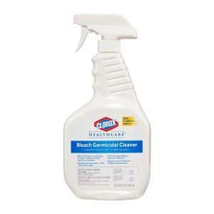 CLOROX HEALTHCARE® BLEACH GERMICIDAL CLEANERS Clorox Healthcare® Bleach Germicidal Cleaner Spray, 32 oz, 6/cs