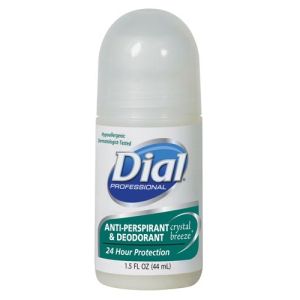 DIAL® ANTIPERSPIRANT/DEODORANT Deodorant, Roll On, APDO, Scented, 1.5 oz, 48/cs