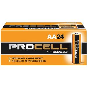 DURACELL® PROCELL® ALKALINE BATTERY Battery, Alkaline, Size AA, 24/bx, 6bx/cs