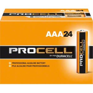 DURACELL® PROCELL® ALKALINE BATTERY Battery, Alkaline, Size AAA, 24/bx, 6bx/cs