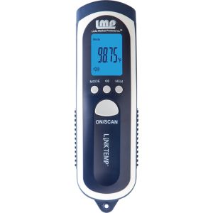 LINKS MEDICAL THERMOMETERS Infrared Thermometer, Non- Contact Reading in One Second, 1.2-2 Inches Distance From Forehead, LCD Digital Display Screen, Audible Voice Option, High Temperature Alarm, Displayed in Either F or C, Automatic Power-Off