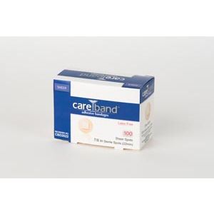 ASO CAREBAND™ FABRIC ADHESIVE STRIP BANDAGES Spot Bandage, 7/8", 100/bx, 12bx/cs