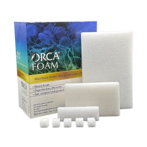 ORCA PRODUCTS ORCA FOAM ORCA Foam, Porcine Gelatin Hemostatic Sponges, 10mm x 10mm x 10mm, 32/bx