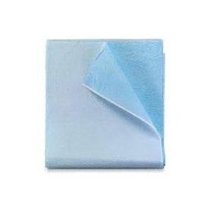 AVALON PAPERS STRETCHER & BED SHEETS TISSUE/POLY/TISSUE Stretcher Sheet, 40" x 90", Blue, 50/cs