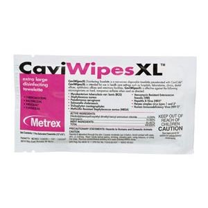 METREX CAVIWIPES™ DISINFECTING TOWELETTES XL CaviWipes, Single, 50/bx, 6 bx/cs