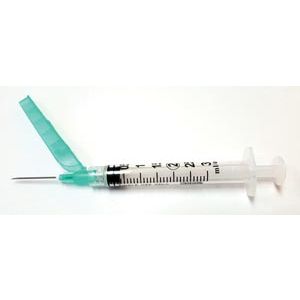 EXEL SECURETOUCH SAFETY SYRINGES Safety Syringe (3 mL) w/ Safety Needle (21G x 1"), 50/bx, 8 bx/cs