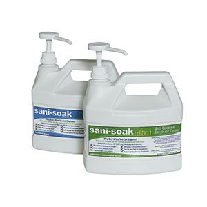 ENZYME INDUSTRIES SANI-SOAK ULTRA Sani-Soak Ultra Enzymatic Cleaner, Lemongrass Lavender, Gallon, 4/cs