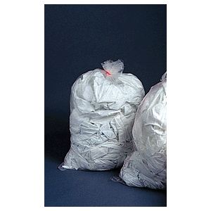 MEDEGEN WATER SOLUBLE LAUNDRY BAGS Bag, 36" x 39", Print/ Label No Print, 0.8 Mil, 40-45 Gal, Clear, Polyvinyl Alcohol Film, 25/bx, 4 bx/cs