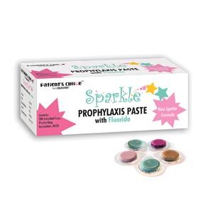 CROSSTEX SPARKLE™ PROPHY PASTE Prophy Paste, Medium, Assorted- Berrylicious: Blueberry, Raspberry, Strawberry, Individual Cups, 200/bx
