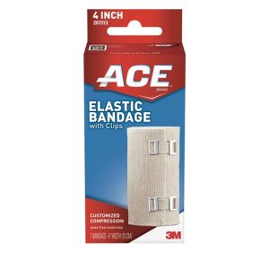 3M™ PSD ACE™ BRAND ELASTIC BANDAGES 4" Elastic Bandage with Clips, 72/cs