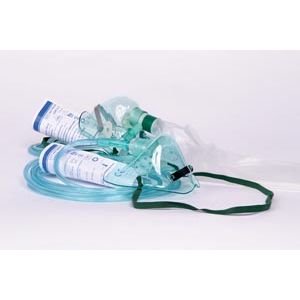 AMSINO AMSURE® OXYGEN MASK & TUBING Oxygen Mask, Adult, Standard, Medium Concentration with 7 ft Tubing, 50/cs