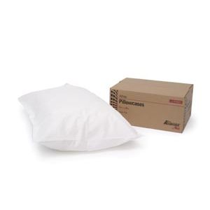 PRO ADVANTAGE® DISPOSABLE PILLOWCASE Pillowcase, Tissue/ Poly, 21" x 30", White, 100/cs